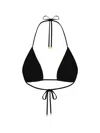 Dolce & Gabbana Women's Triangle Bikini Top In Black