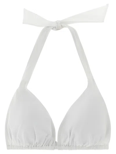 DOLCE & GABBANA DOLCE & GABBANA TRIANGLE HALTER BIKINI TOP