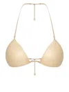 Dolce & Gabbana Triangle-shape Bikini Top In Gold