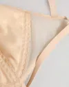 Dolce & Gabbana Triangle Soft Cup Soft Cup Bra In Neutral