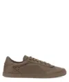 Dolce & Gabbana Saint Tropez Calfskin Sneakers In Brown