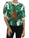 Dolce & Gabbana Tropical Sequined Sweater