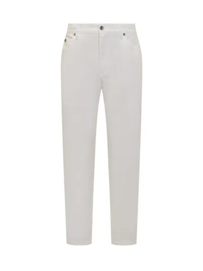 Dolce & Gabbana Trouser In Bianco