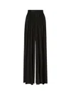 Dolce & Gabbana Chiffon Trouser With Removable Shorts In Nero