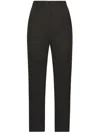 Dolce & Gabbana High-waisted Wool Cigarette Pants