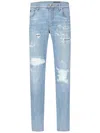 Dolce & Gabbana Logo-plaque Slim-fit Jeans