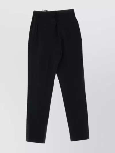 Dolce & Gabbana Trousers Back Pockets Belt Loops Front Pleats In Multi