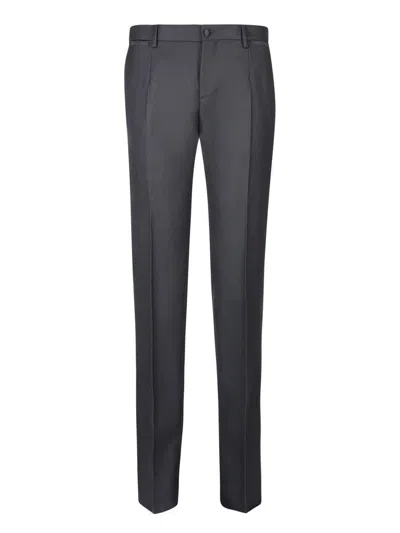 Dolce & Gabbana Slim Cut Trousers In Black