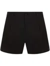 Dolce & Gabbana Tailored Shorts With Pleats In Black