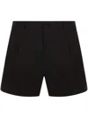 Dolce & Gabbana Tailored Shorts With Pleats In Black