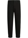 Dolce & Gabbana Cotton-gabardine Tailored Trousers - Men's - Cotton/spandex/elastane In Black