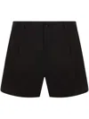 Dolce & Gabbana Tailored Shorts With Pleats In Black