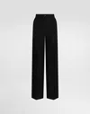 Dolce & Gabbana Wool Trousers In Black