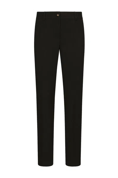 Dolce & Gabbana Trousers In Black