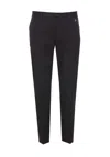 Dolce & Gabbana Regular Plain Trousers In Black
