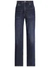 Dolce & Gabbana Baggy Denim Jeans In Blue