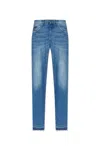 Dolce & Gabbana Logo Embroidery Jeans In Blue