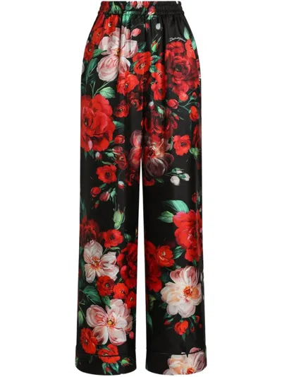 Dolce & Gabbana Trousers In B.rose Antiche F.ner