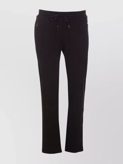 Dolce & Gabbana Black Sweatpants With Drawstring