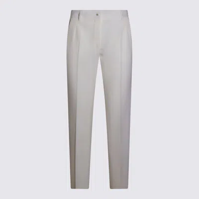 Dolce & Gabbana Trousers Light And Natural In Gray