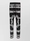 Dolce & Gabbana Trousers Silk Graphic Print