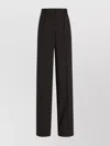 Dolce & Gabbana High-waisted Wide-leg Trousers In Black