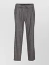 Dolce & Gabbana Trousers Tailored Herringbone Pattern In Gray