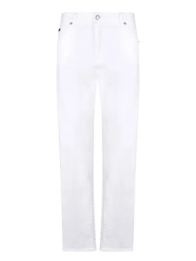 Dolce & Gabbana Fancy Five Pockets White Jeans