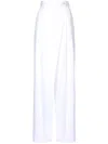 Dolce & Gabbana High-waist Flared Trousers In White
