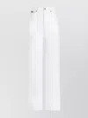 Dolce & Gabbana Trousers Wide-leg Five Pockets In White