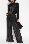 Dolce & Gabbana Chiffon Trouser With Removable Shorts In Black