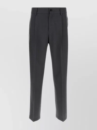 DOLCE & GABBANA TROUSERS WOOL BLEND PLEATED FRONT