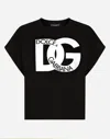 Dolce & Gabbana Logo-print Short-sleeve T-shirt In Black