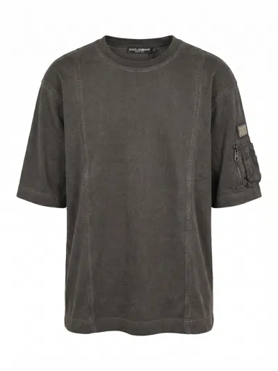 Dolce & Gabbana T-shirt In Gray