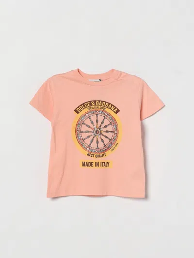Dolce & Gabbana Babies'  T-shirt Kids Color Pink