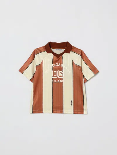 Dolce & Gabbana T-shirt Kids  In Brown