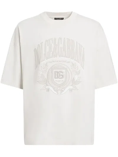 Dolce & Gabbana T-shirt M/corta Giro In White