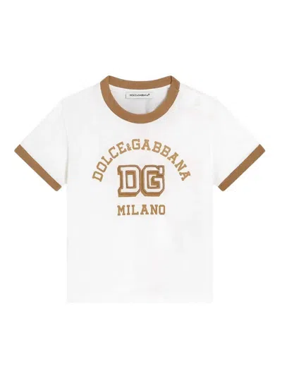 Dolce & Gabbana Kids' T-shirt With Logo In Multi