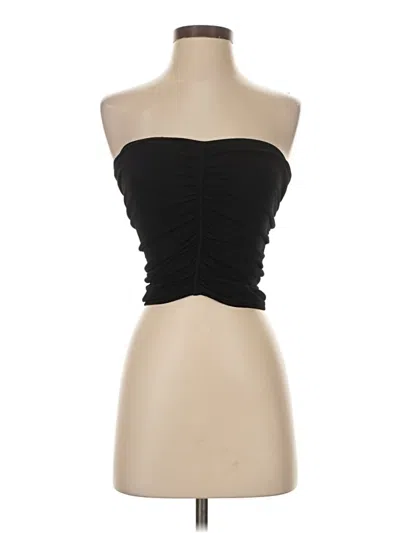 Pre-owned Dolce & Gabbana Tube Top Black Strapless Neckline Tops