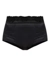 Dolce & Gabbana Tulle And Satin Briefs Clothing In Black