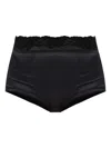 Dolce & Gabbana Tulle And Satin Briefs Clothing In Black