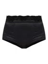 Dolce & Gabbana Tulle And Satin Briefs Clothing In Black