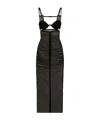 Dolce & Gabbana Tulle Corset Dress In Black