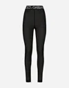 Dolce & Gabbana Tulle Leggings In Black