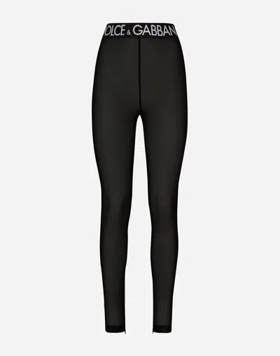 DOLCE & GABBANA TULLE LEGGINGS