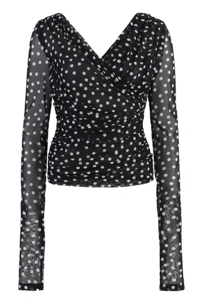 DOLCE & GABBANA DOLCE & GABBANA TULLE TOP