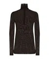 Dolce & Gabbana Nylon Top In Black