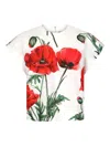 Dolce & Gabbana Floral Print Tunic In White