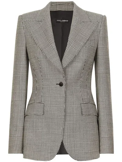Dolce & Gabbana Turlington Blazer In Gray