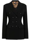 Dolce & Gabbana Turlington Double-breasted Jacket In Black